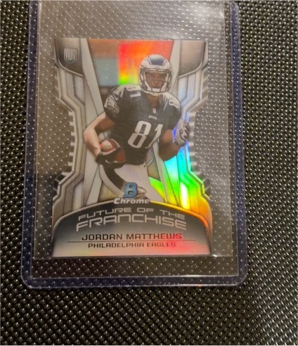 2014 Bowman Chrome Future of the Franchise Die Cuts Mini #FF-JMA Jordan Matthews — front