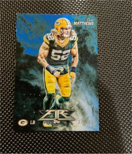 2014 Topps Fire #58 Clay Matthews — front