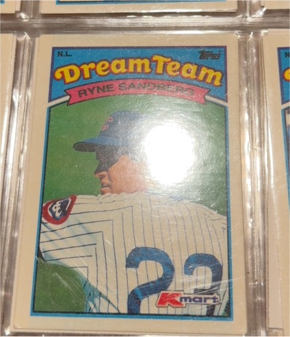 1989 Topps Kmart Dream Team #24 Ryne Sandberg — front