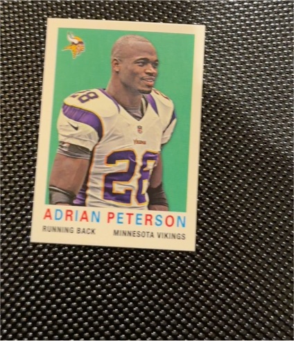 2013 Topps 1959 Mini #4 Adrian Peterson — front