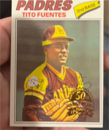 1977 Topps #63 Tito Fuentes — front