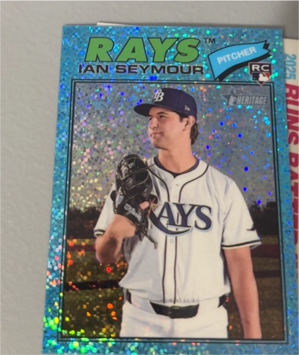 2026 Topps Heritage Chrome #181 Ian Seymour — front