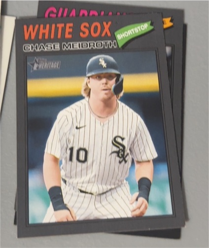 2026 Topps Heritage #298 Chase Meidroth — front