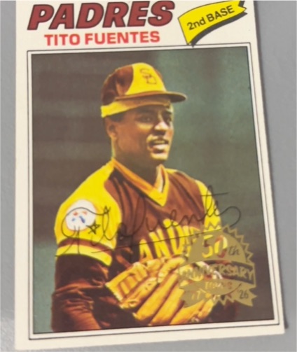 1977 Topps #63 Tito Fuentes — front