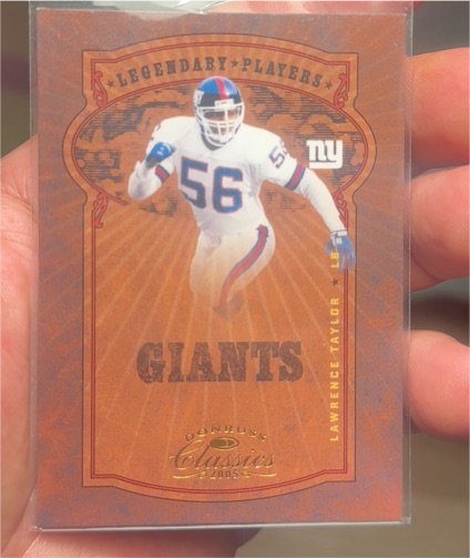 2005 Donruss Classics Legendary Players #L-29 Lawrence Taylor Giants — front