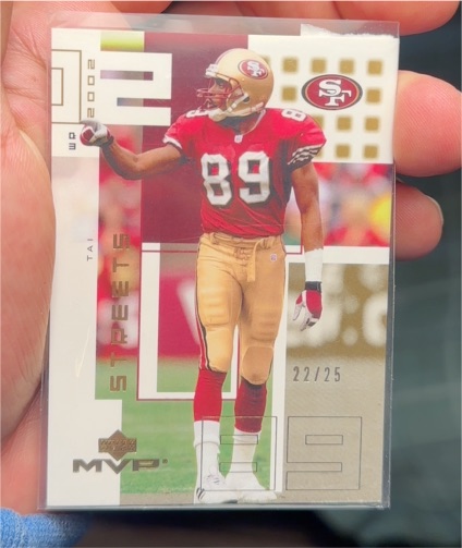 2002 Upper Deck MVP #210 Tai Streets — front