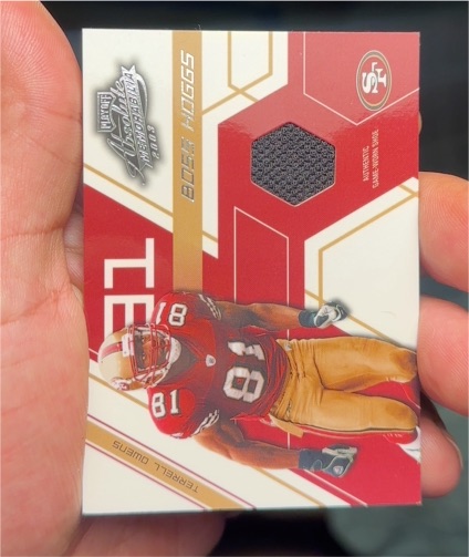2008 Playoff Absolute Memorabilia Boseko Hoggs Jersey Card — front