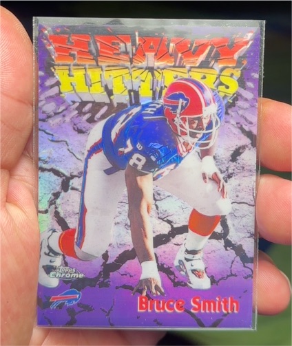 1998 Topps Chrome #16 Bruce Smith Season's Best Heavy Hitters — front