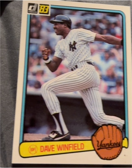 1983 Donruss #409 Dave Winfield — front