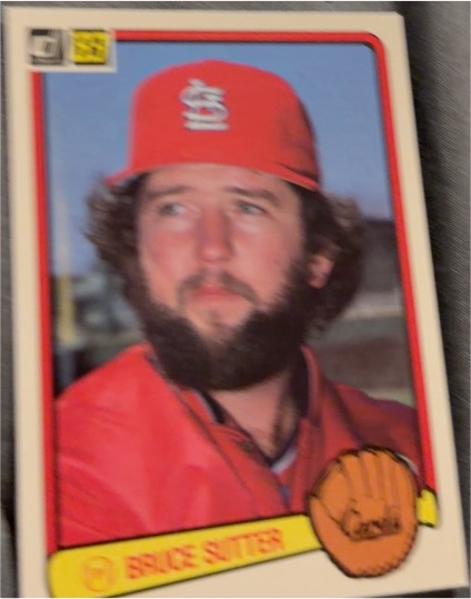 1982 Donruss #372 Bruce Sutter — front