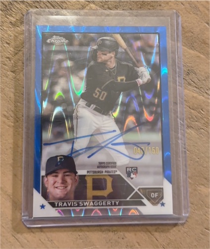 2023 Topps Chrome #RA-TSW Travis Swaggerty — front
