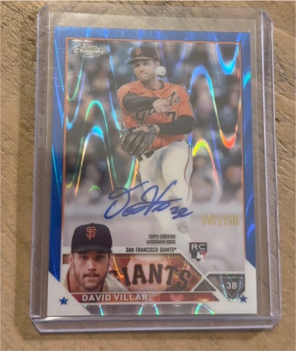 2023 Topps Chrome #RA-DV David Villar — front