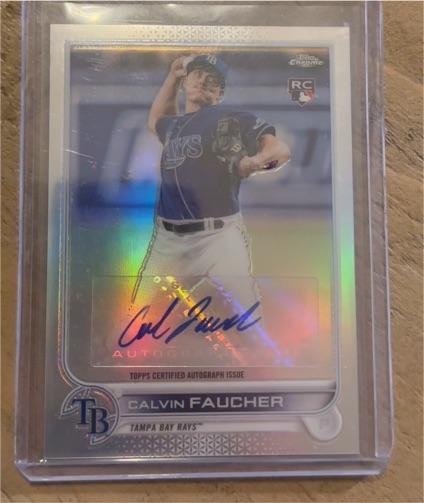 2022 Topps Chrome Update #AC-CF Calvin Faucher — front