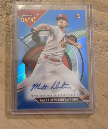 2023 Topps Finest #FA-ML Matthew Liberatore — front