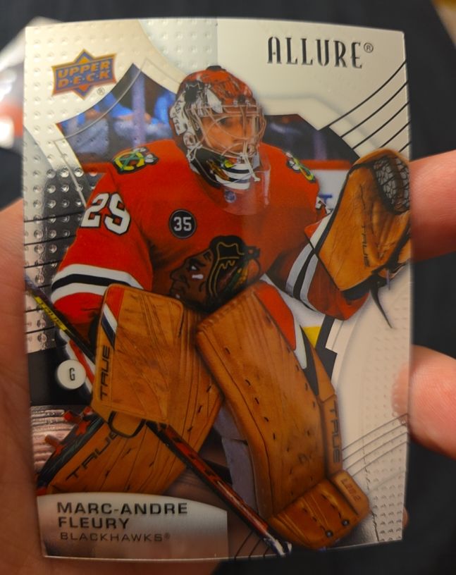 2021-22 Upper Deck Allure #30 Marc-Andre Fleury — front
