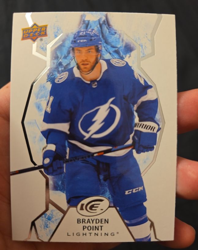 2021-22 Upper Deck Ice #96 Brayden Point — front