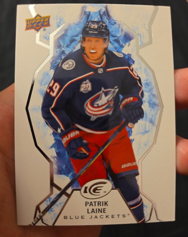 2021-22 Upper Deck Ice #55 Patrik Laine Columbus Blue Jackets — front