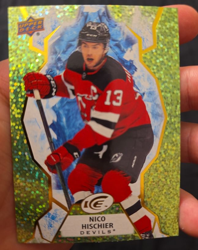 2021-22 Upper Deck Ice #82 Nico Hischier — front