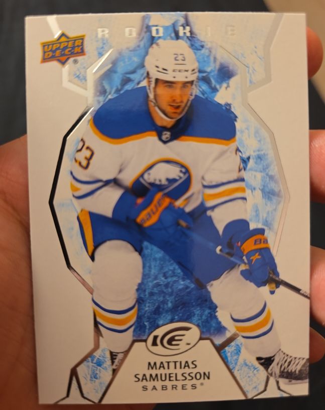 2021-22 Upper Deck Ice #119 Mattias Samuelsson Rookie — front