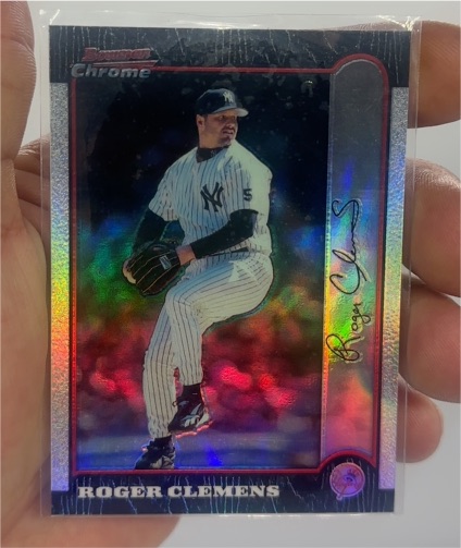1999 Bowman Chrome #278 Roger Clemens — front