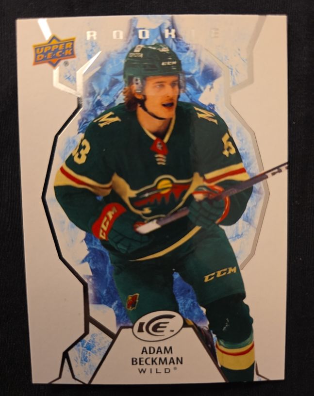 2021-22 Upper Deck Ice #139 Adam Beckman — front