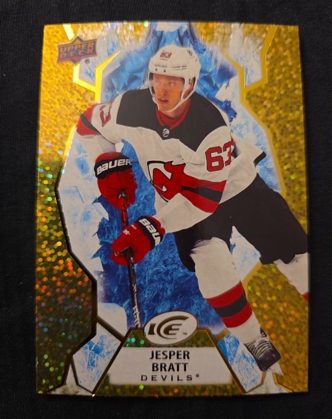 2021-22 Upper Deck Ice #27 Jesper Bratt — front