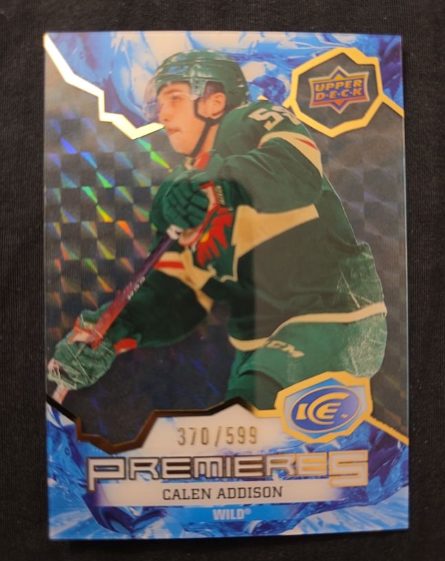 2021-22 Upper Deck Ice Premieres #215 Calen Addison — front