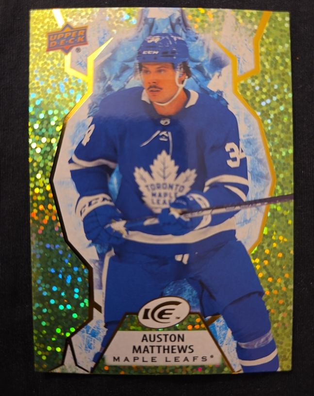 2021-22 Upper Deck Ice #62 Auston Matthews — front