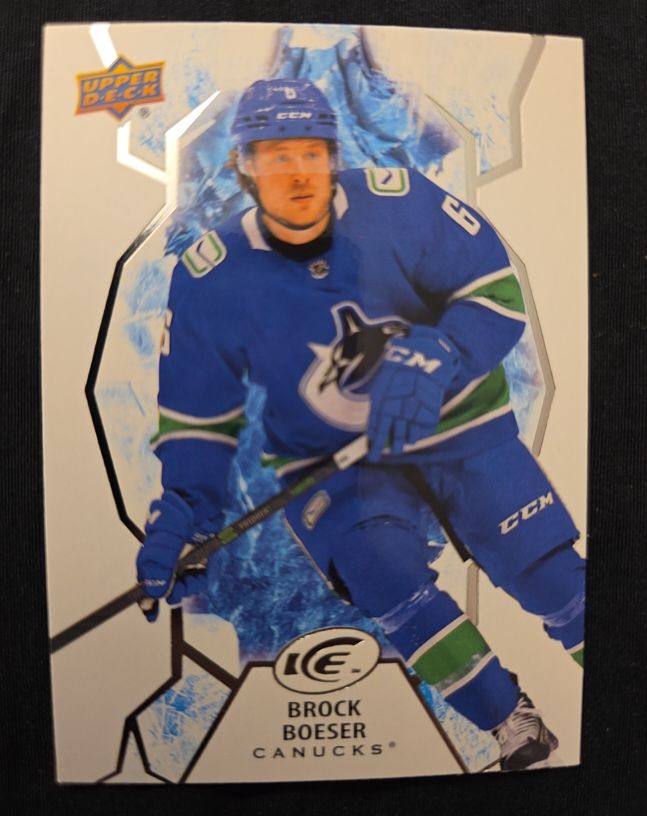 2021-22 Upper Deck Ice #12 Brock Boeser — front