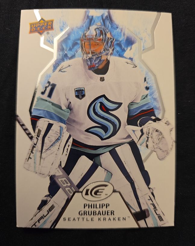 2021-22 Upper Deck Ice #80 Philipp Grubauer — front