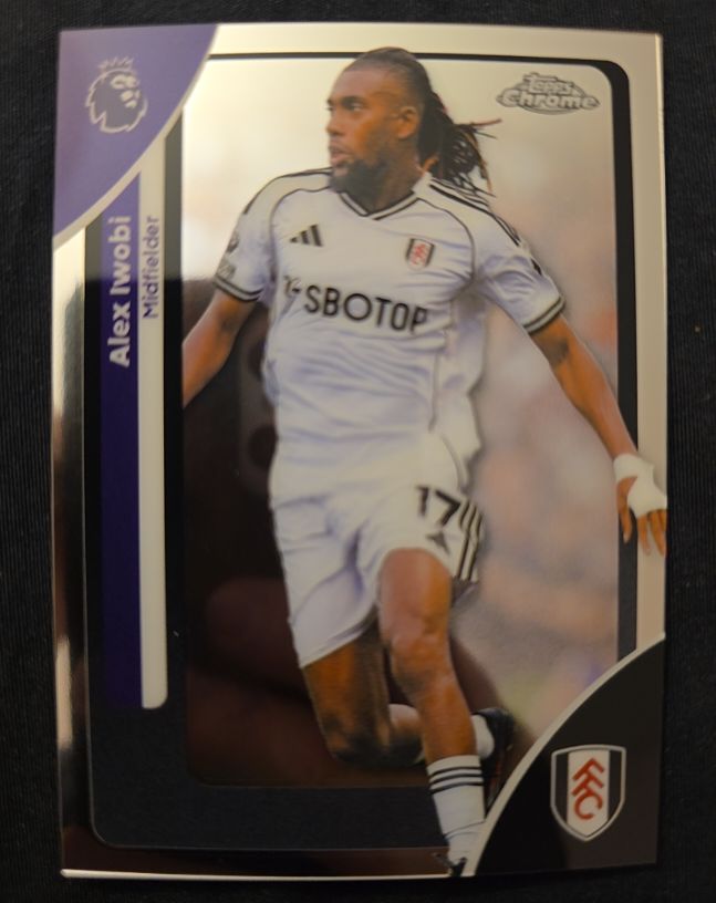 2026 Topps Chrome Premier League #94 Alex Iwobi — front