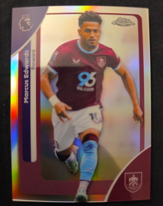 2026 Topps Chrome Premier League #52 Marcus Edwards — front
