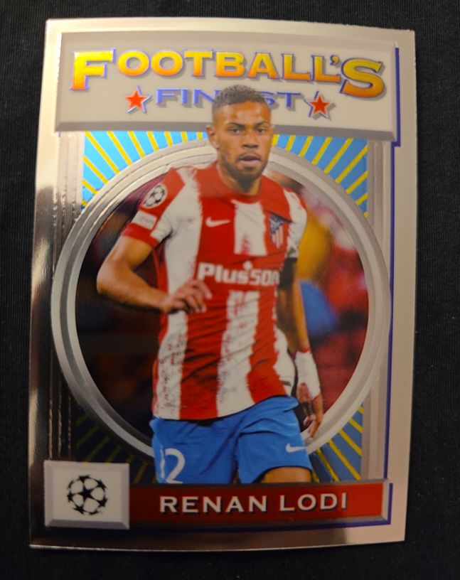 2021-22 Topps Finest Flashbacks UEFA #126 Renan Lodi Atletico Madrid — front