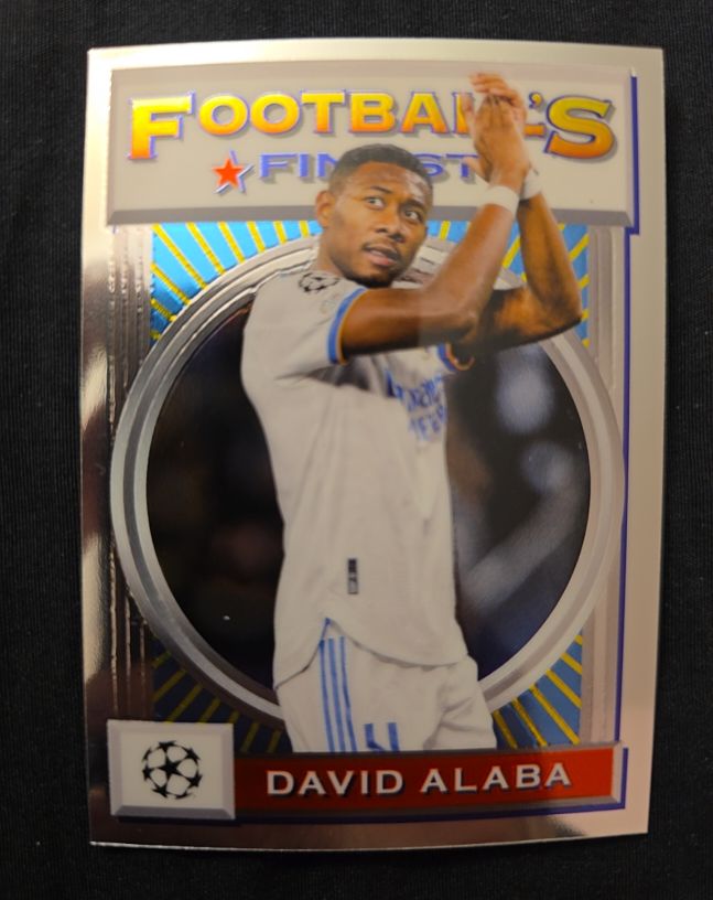 2021-22 Topps Football's Finest #114 David Alaba — front
