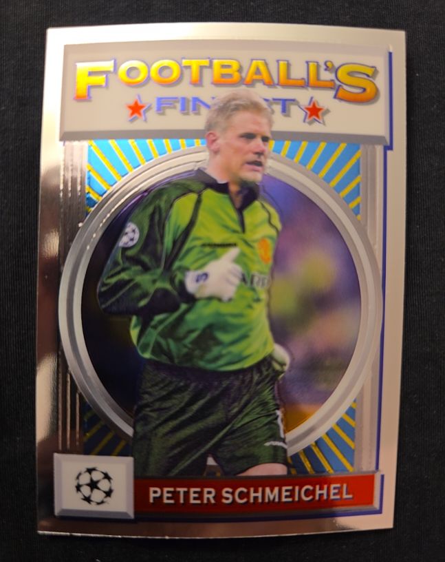 2021-22 Topps Finest Flashbacks UEFA #15 Peter Schmeichel — front
