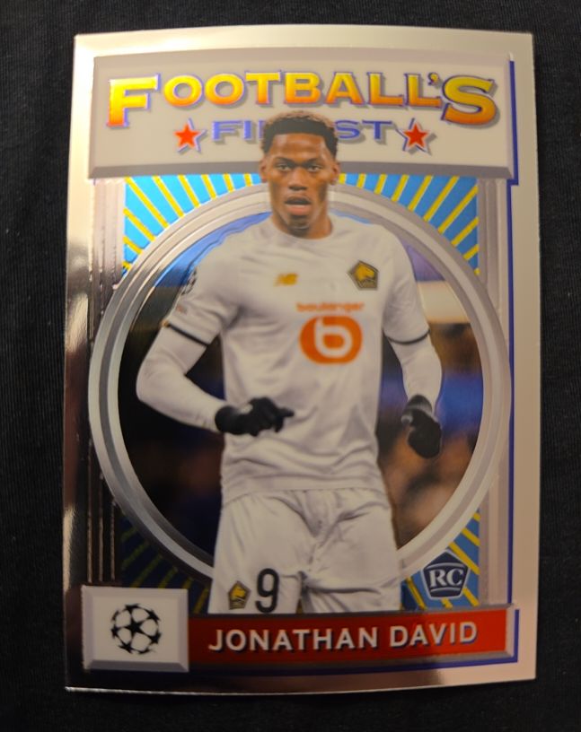 2021-22 Topps Finest Flashbacks UCL #86 Jonathan David — front