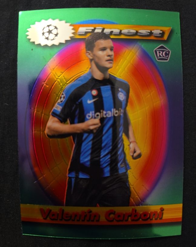2022-23 Topps Finest Flashbacks UEFA #11 Valentin Carboni — front