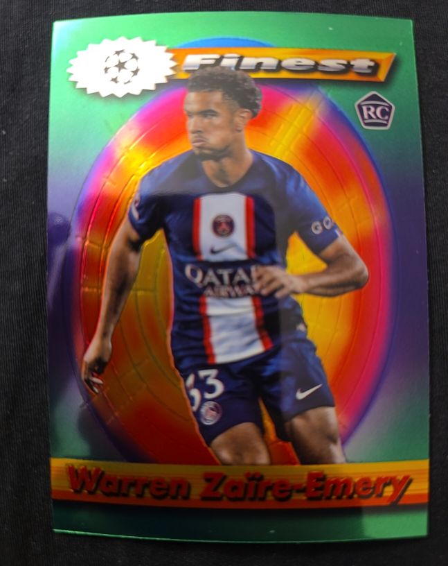 2022-23 Topps Finest Flashbacks UEFA #17 Warren Zaire-Emery — front