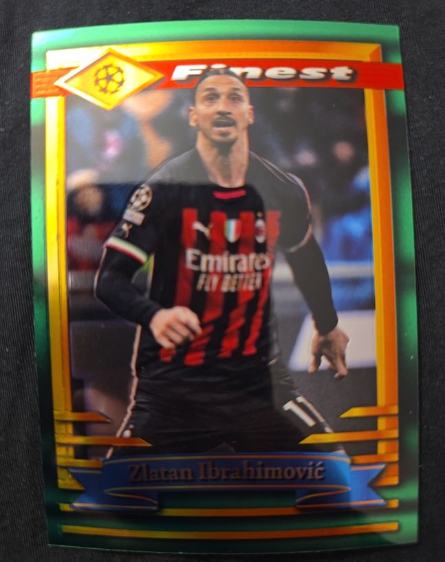 2022-23 Topps Finest Flashbacks UEFA Club Competitions #49 Zlatan Ibrahimović — front