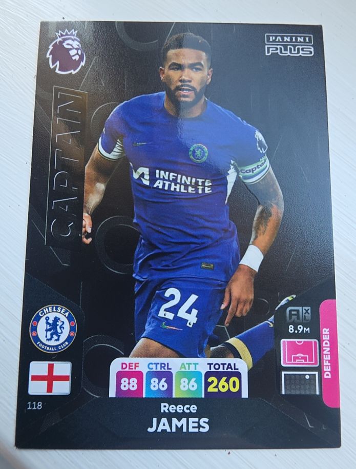 2024 Panini Adrenalyn XL Premier League Plus #118 Reece James — front