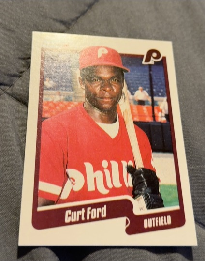 1990 Fleer #557 Curt Ford — front