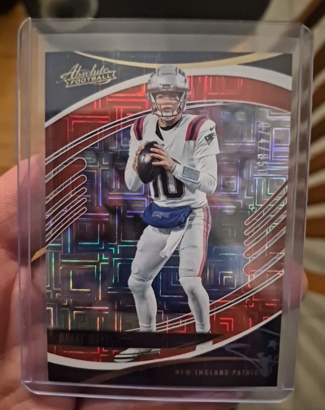 2025 Panini Absolute #79 Drake Maye New England Patriots — front