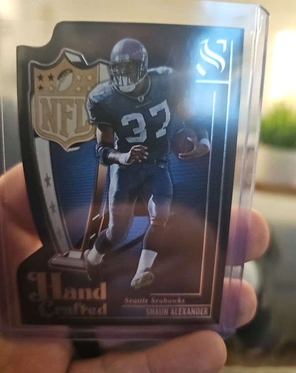 2025 Panini Silhouette #3 Shaun Alexander Hand Crafted MVP — front