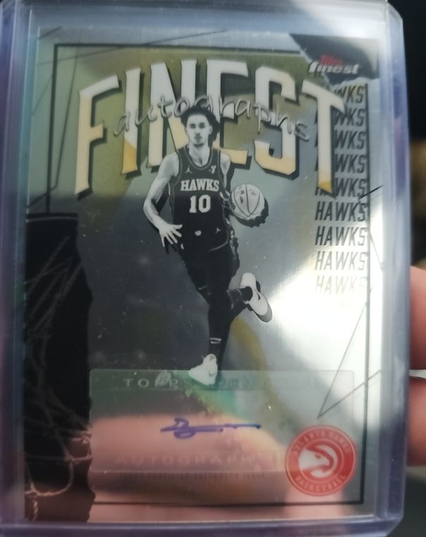 2025-26 Topps Finest #FAU-ZR Zaccharie Risacher — front