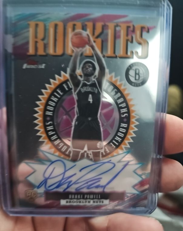 2025-26 Topps Finest #RFA-DP Drake Powell — front