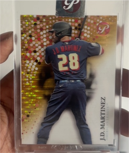 2022 Topps Pristine #290 J.D. Martinez — front