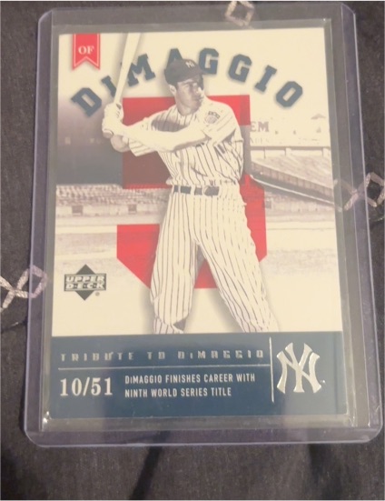 2002 Upper Deck Prospect Premieres #109 Joe DiMaggio — front