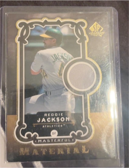 2007 SP Legendary Cuts #MM-RJ Reggie Jackson Masterful Material — front