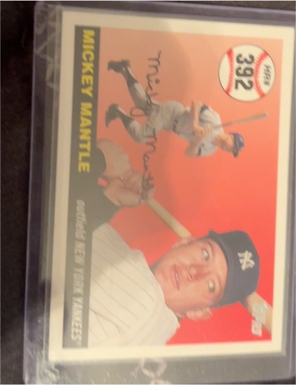 2006 Topps #392 Mickey Mantle — front