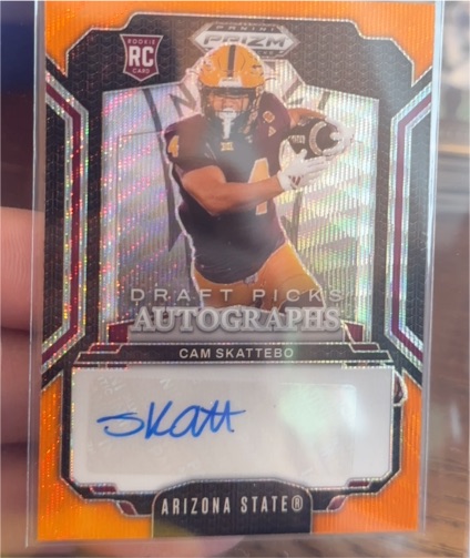 2025 Panini Prizm Draft Picks #DPA-CSO Cam Skattebo — front